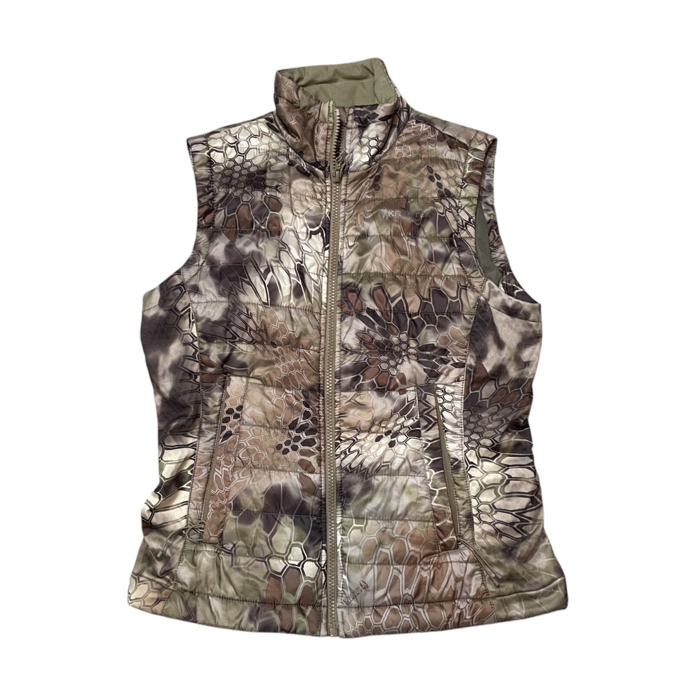 Kryptek Vest XS Ladies‎ Camouflage 100% Polyester Water Resistant Pockets